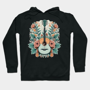 floral Guitar Hoodie